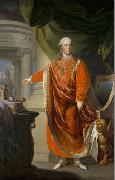 Donat, Johann Daniel Emperor Leopold II in the regalia of the Spain oil painting artist
